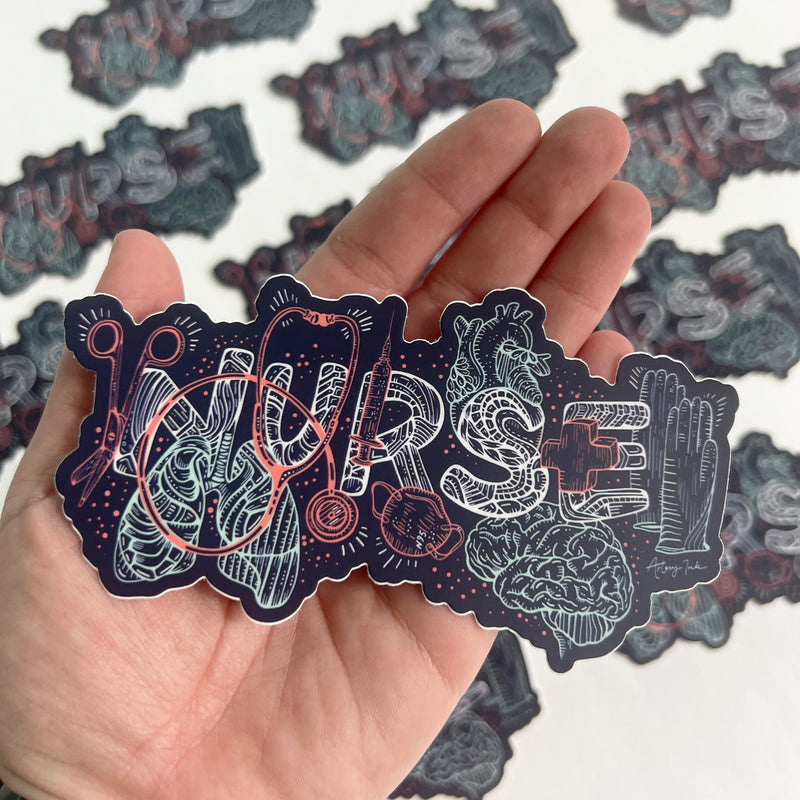 "NURSE" Vinyl Sticker
