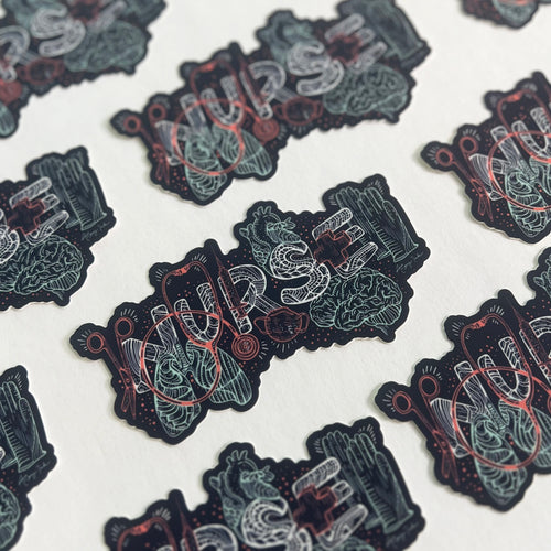 "NURSE" Vinyl Sticker