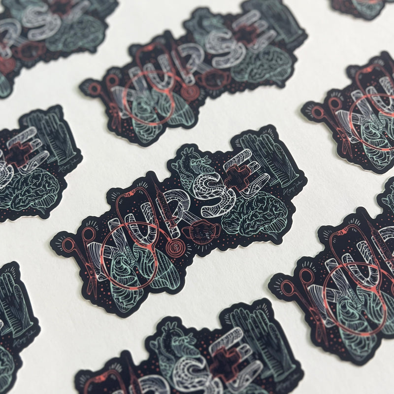 "NURSE" Vinyl Sticker