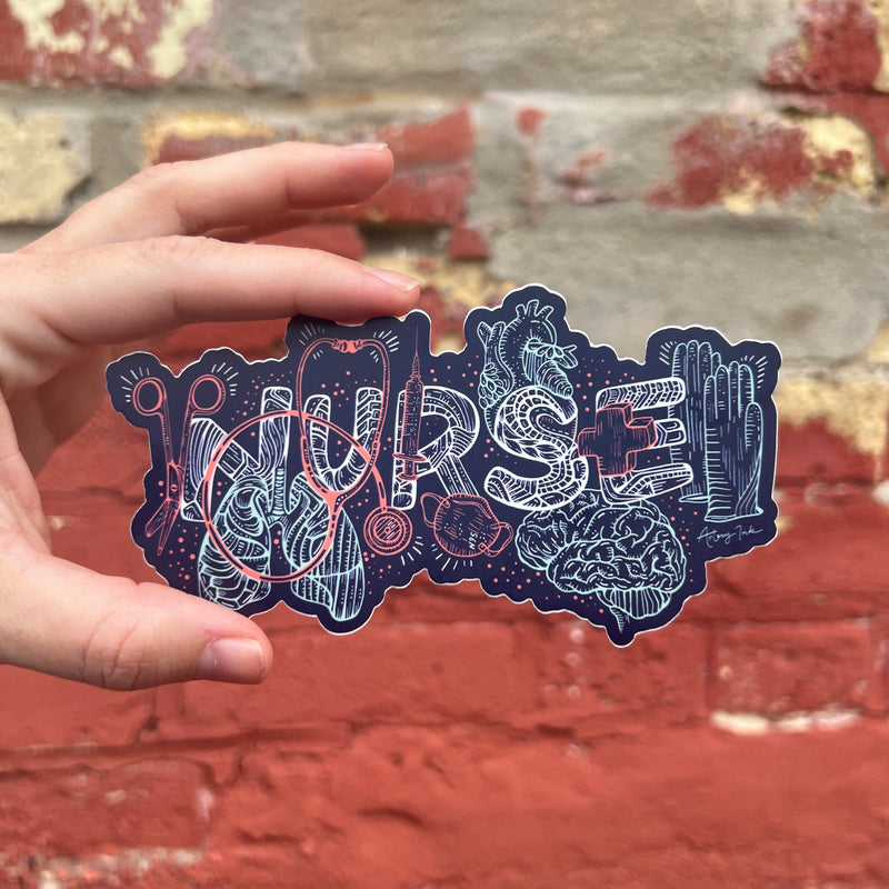"NURSE" Vinyl Sticker