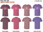 Breast Cancer Awareness Month / Peace, Love, Cure / Pre-Order