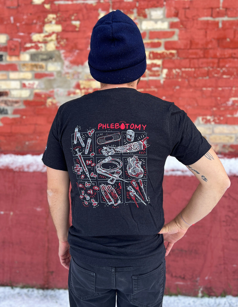 "Phlebotomy" Mini Icons Unisex T.Shirt