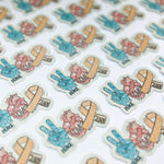 Peace, Love, Cure Vinyl Sticker