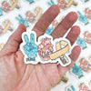 Peace, Love, Cure Vinyl Sticker