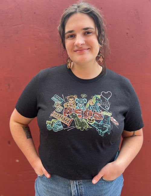 "PEDS" Toy Collage Unisex T.Shirt