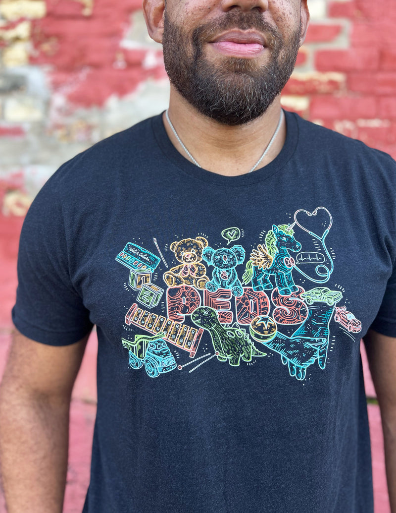 "PEDS" Toy Collage Unisex T.Shirt