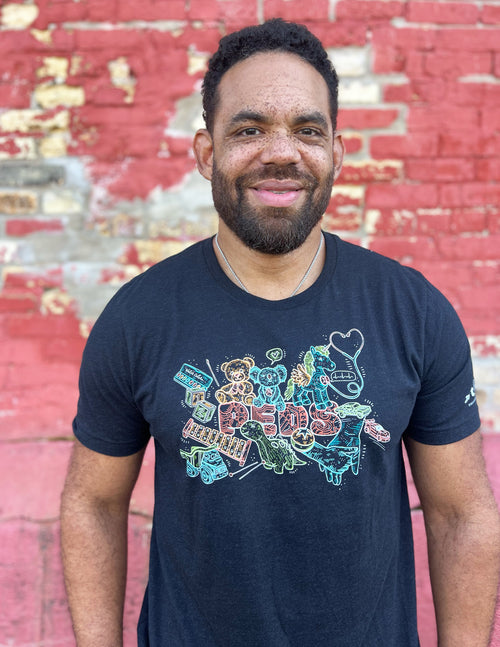 "PEDS" Toy Collage Unisex T.Shirt