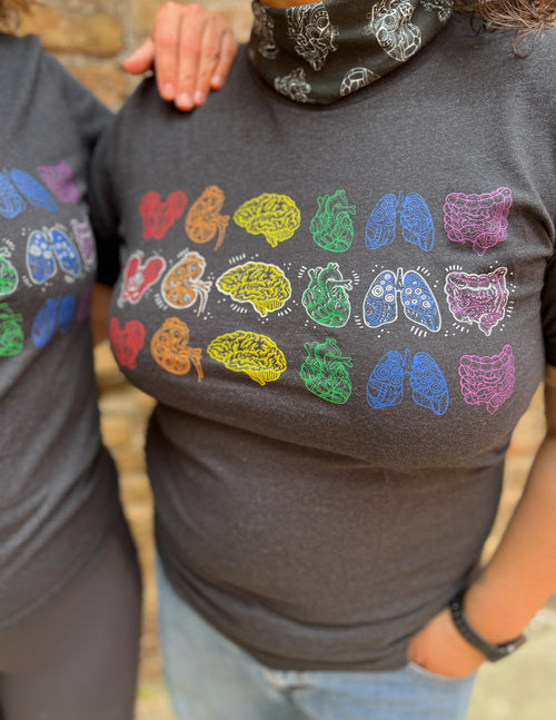 Pride Rainbow Mini Organs Unisex T.Shirt