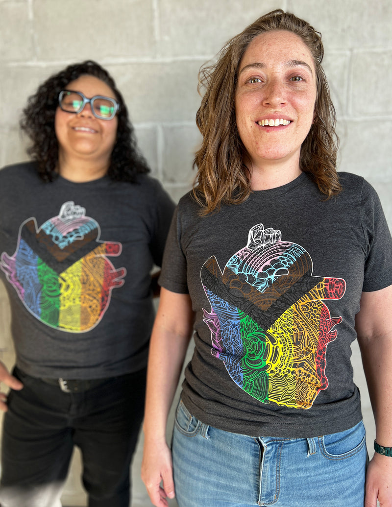 Progress Pride Heart Unisex T.Shirt