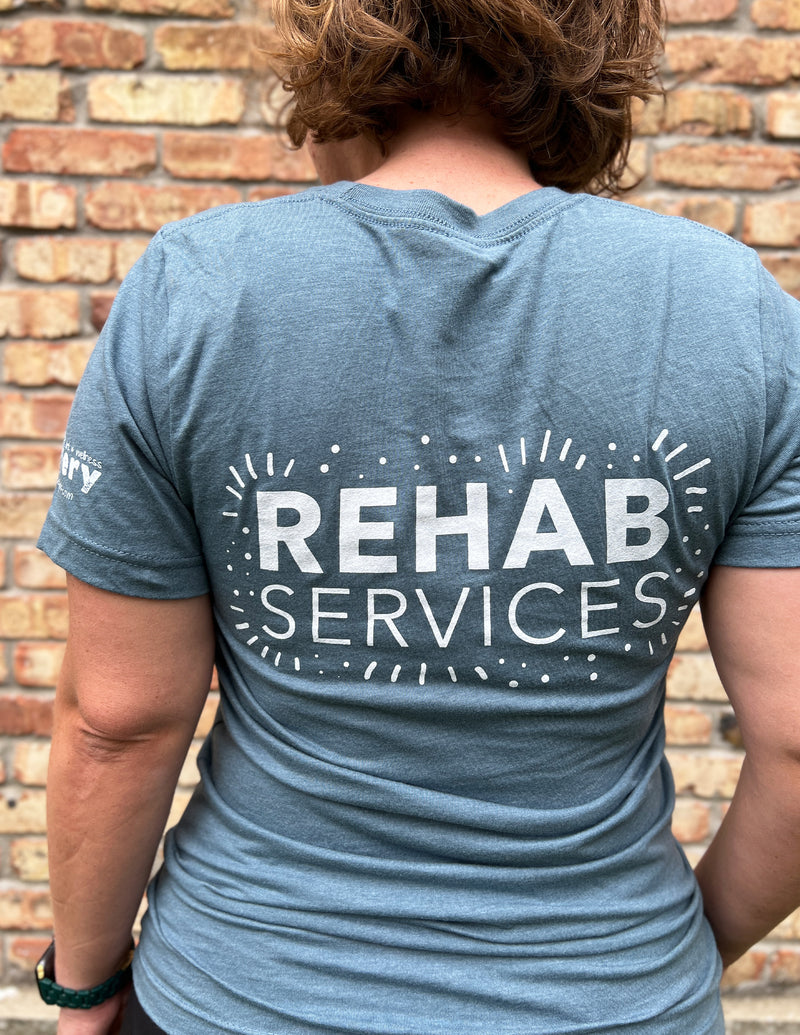 "Rehab Services" Icons Strip Unisex T.Shirt