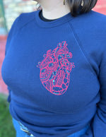 Red Heart & Lungs Unisex Crewneck Sweatshirt