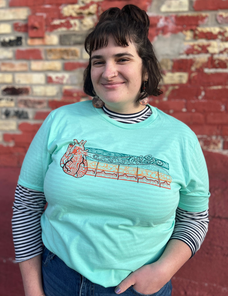 Retro Heart Unisex T.Shirt