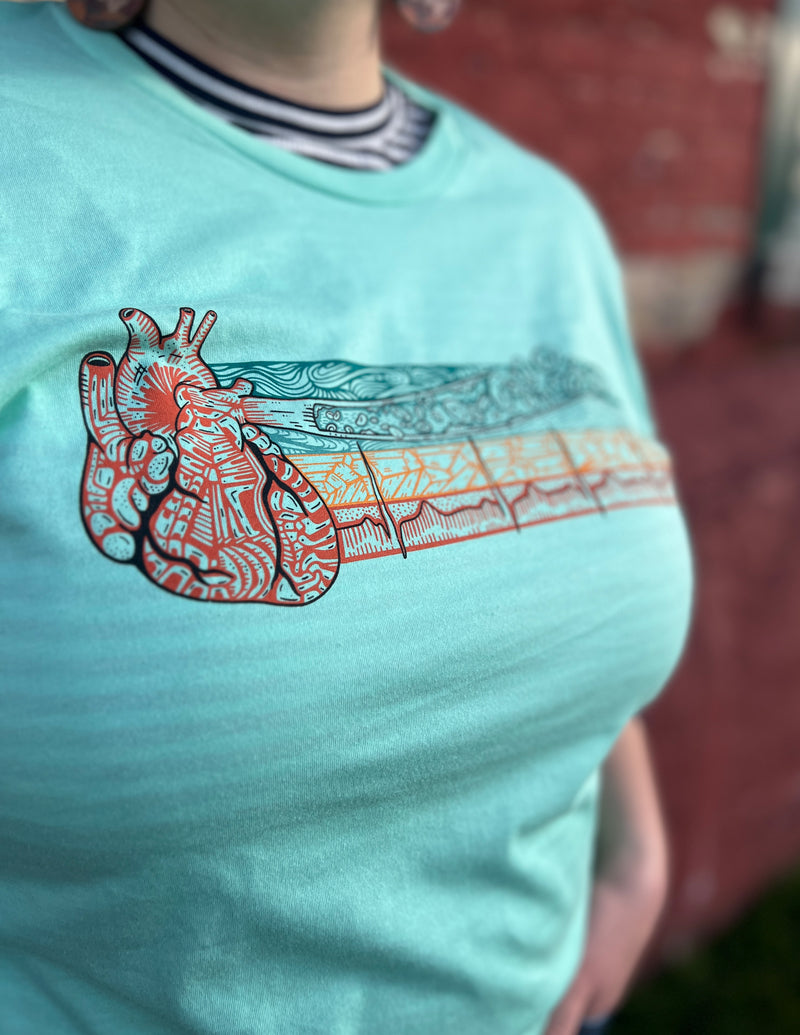 Retro Heart Unisex T.Shirt