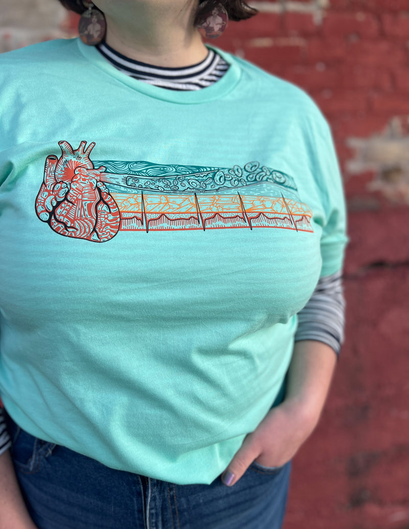Retro Heart Unisex T.Shirt