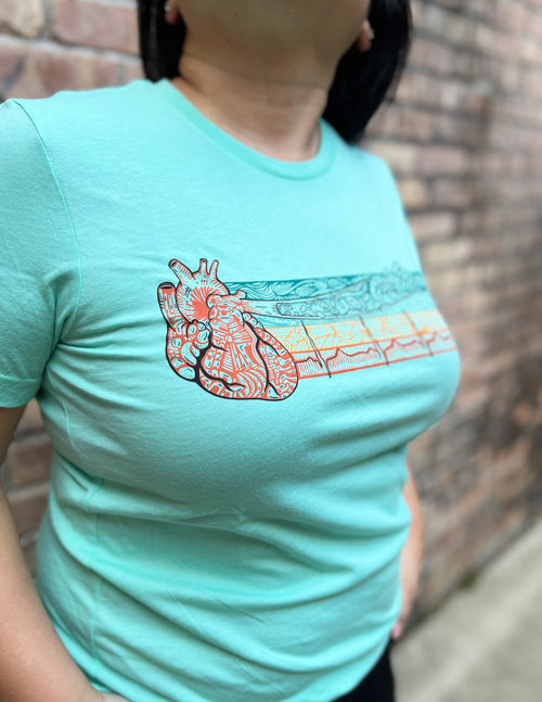 Retro Heart Unisex T.Shirt