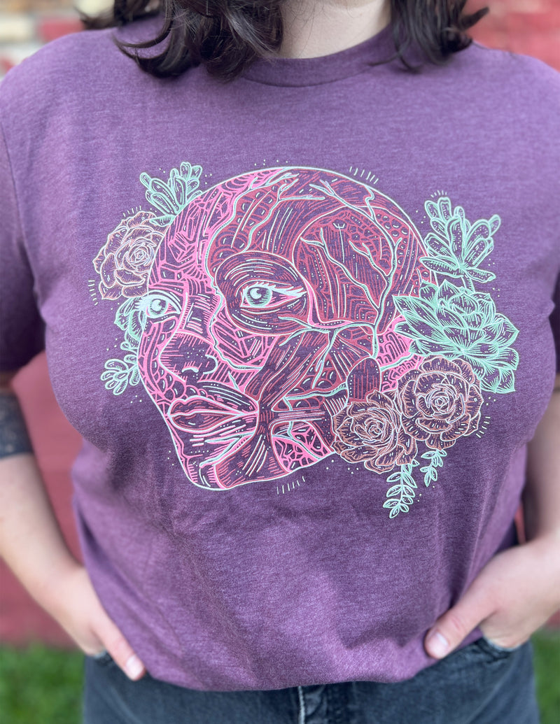 Succulent Head Unisex T.Shirt