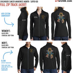 Childhood Cancer Awareness / Super Kid Ribbon / Track Jacket Pre-Order