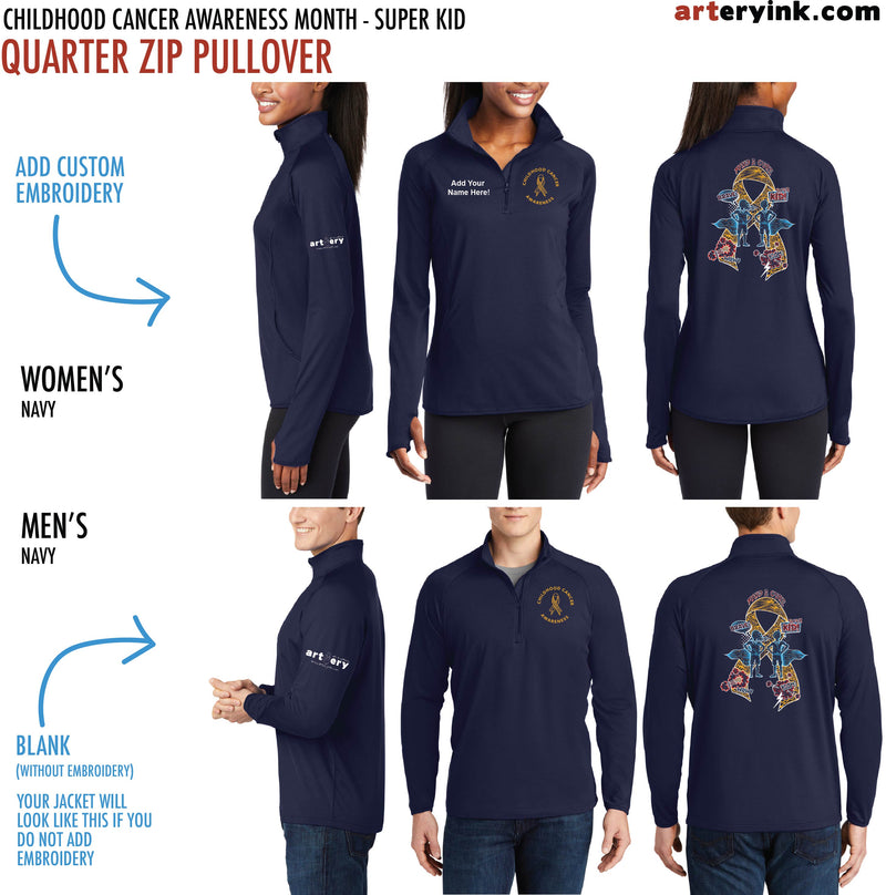 Childhood Cancer Awareness / Super Kid Ribbon / Track Jacket Pre-Order