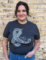 "Support Squad" Mini Icons Cancer Ribbon Unisex T.Shirt