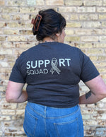 "Support Squad" Mini Icons Cancer Ribbon Unisex T.Shirt