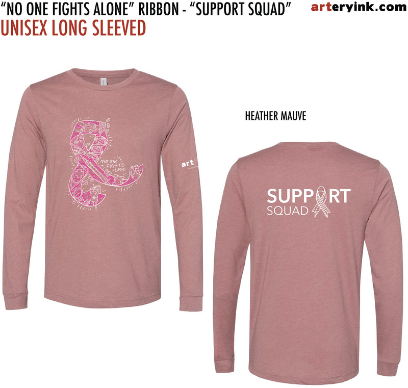 "No One Fights Alone" Ribbon / Support Squad / Pre-Order