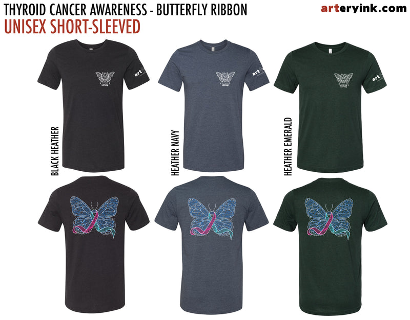Thyroid Cancer Awareness / Butterfly Ribbon / Pre-Order (Ships 11/14)