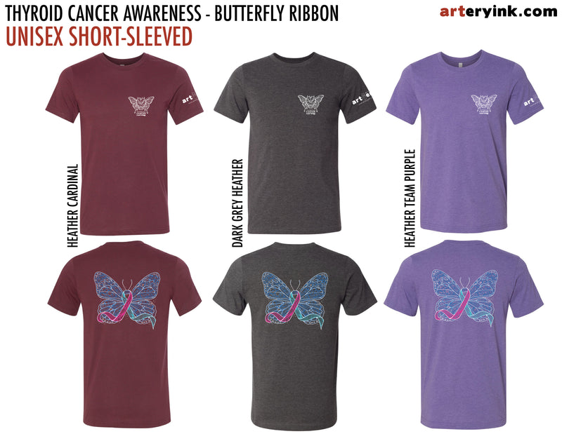 Thyroid Cancer Awareness / Butterfly Ribbon / Pre-Order (Ships 11/14)