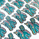 Childhood Cancer Awareness - Animal Vinyl Stickers