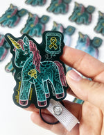 Childhood Cancer Awareness - Unicorn - Badge Reel