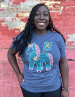 Childhood Cancer Awareness Unicorn "Find A Cure" Unisex T.Shirt