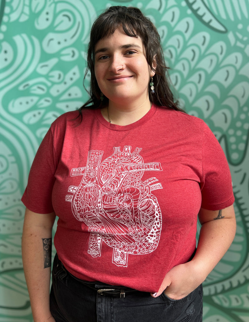 "Vascular Access Team" Anatomical Heart Unisex T.Shirt