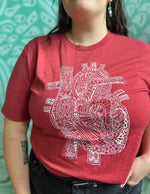 "Vascular Access Team" Anatomical Heart Unisex T.Shirt