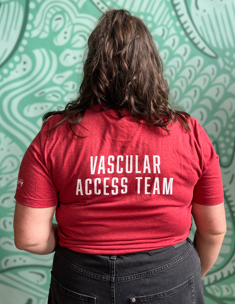 "Vascular Access Team" Anatomical Heart Unisex T.Shirt