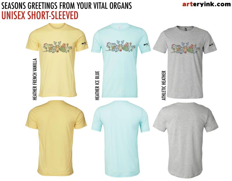 "Seasons Greetings from your Vital Organs" Pre-Order (Ships 12/5)