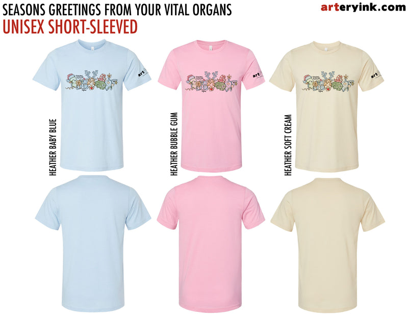 "Seasons Greetings from your Vital Organs" Pre-Order (Ships 12/5)