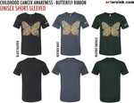 Childhood Cancer Awareness / Yellow Butterfly Ribbon / Pre-Order (ETA: 11/14)