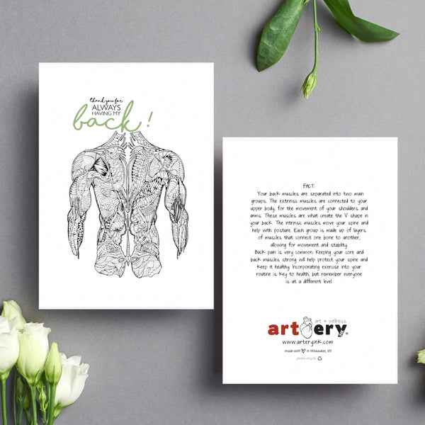 Back - Thank You (#2009) – arteryink