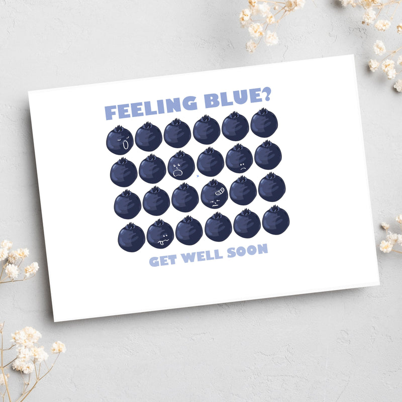 Feeling Blue Blueberries - Get Well Soon (#7201)
