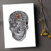 Cempazuchi Skull - Dia De Los Muertos / Any Occasion (#8010)