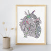 Colorful Heart - 8x10