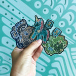 Childhood Cancer Awareness - Animal Vinyl Stickers