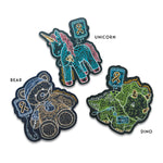 Childhood Cancer Awareness - Animal Vinyl Stickers