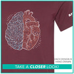 "Love Your Mental Health" / Half Brain Half Heart / Pre-Order