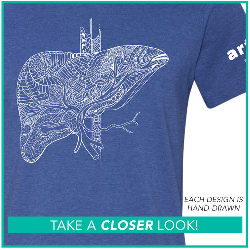 Liver Transplant / Liver & Mini Ribbon / Pre-Order