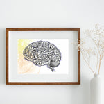 Diamond Series - Brain - 8x10 or 11x14