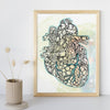 Diamond Series - Heart - 8x10 or 11x14