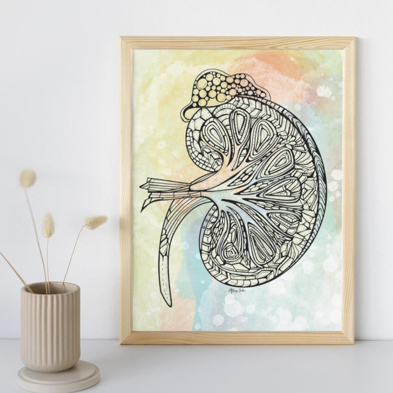 Diamond Series - Kidney - 8x10 or 11x14