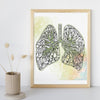 Diamond Series - Lungs - 8x10 or 11x14