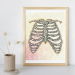 Diamond Series - Ribcage - 8x10 or 11x14