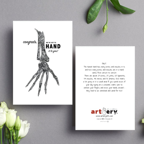 Hand Bones - Congrats / Encouragement (#4004)